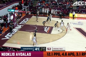 希腊东契奇？弗吉尼亚理工前锋阿夫达拉斯本赛季集锦！