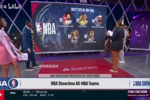 安东尼选最佳阵容一阵：SGA，文班，东契奇，约基奇，CC！